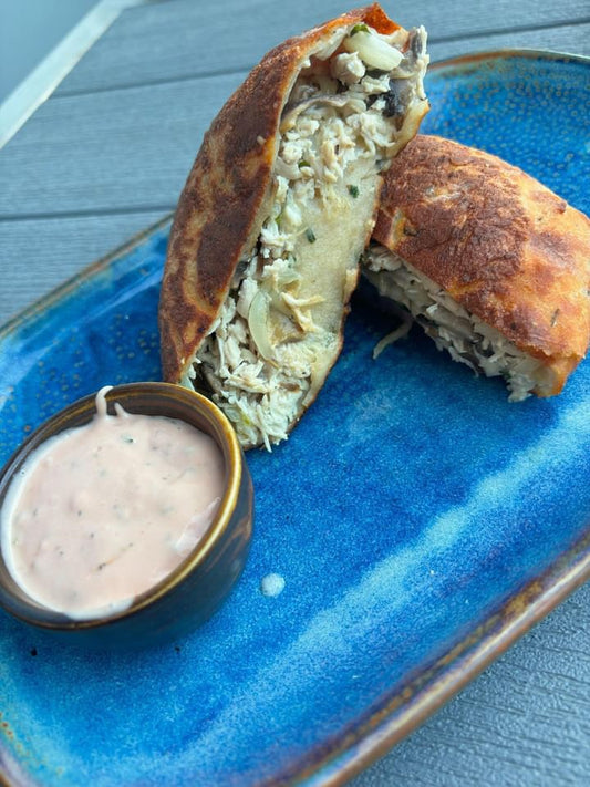 Cheesey chicken wrap