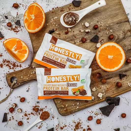 Chocolatey Orangey Hazelnutty Protein Bar