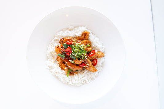 Korean Chicken with Basmati Rice