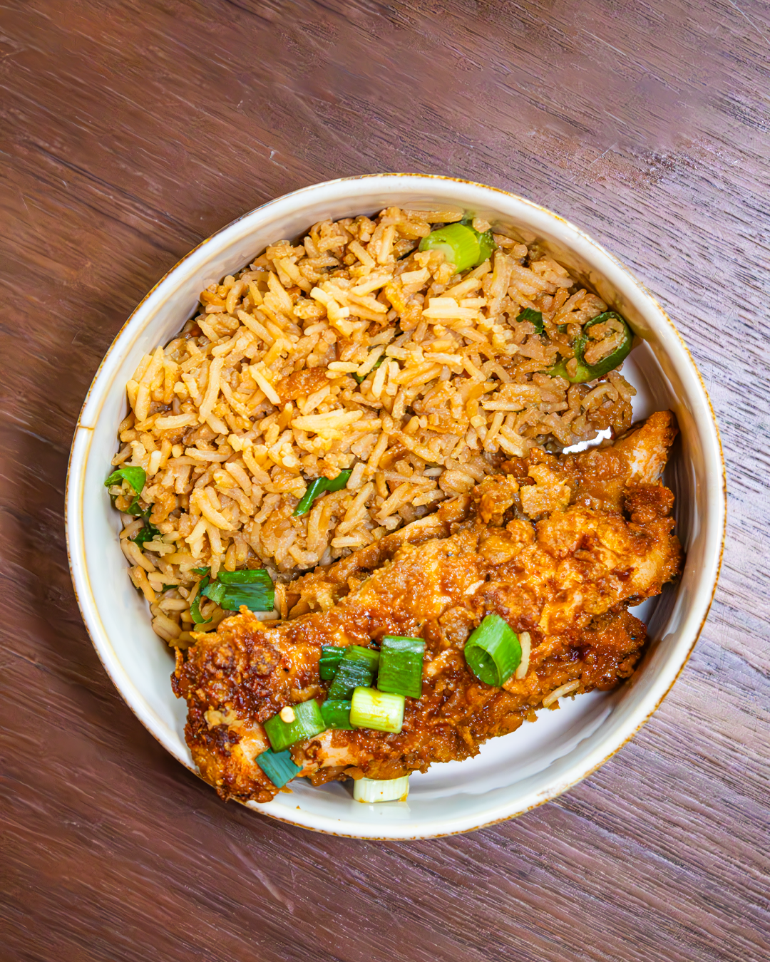 Hot Honey Chicken tenders & fried style rice