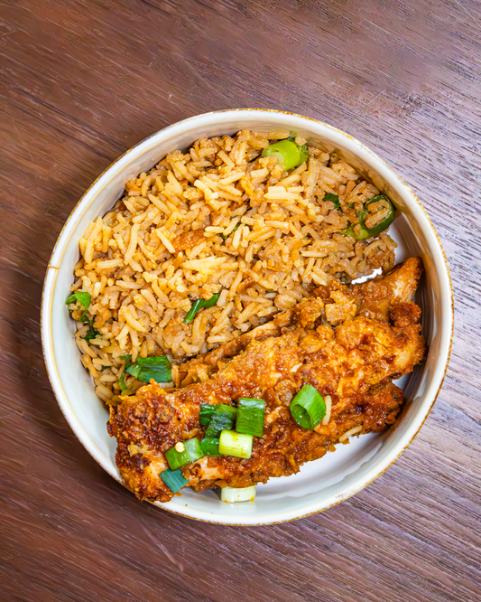 Hot Honey Chicken tenders & fried style rice
