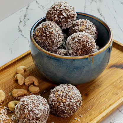 Chocolate Cashew & Coconut Energy Balls