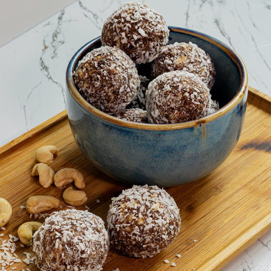 Chocolate Cashew & Coconut Energy Balls