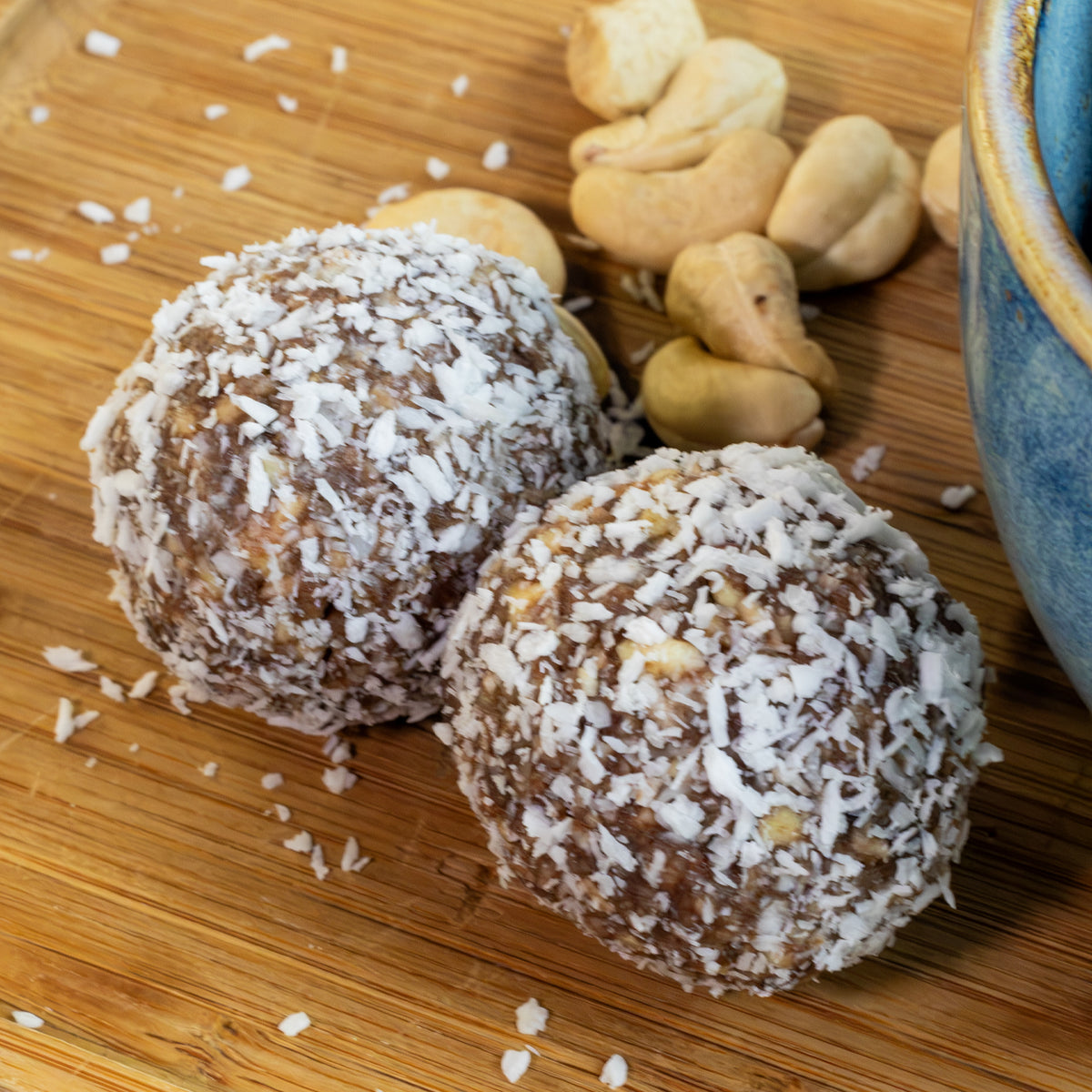 Chocolate Cashew & Coconut Energy Balls